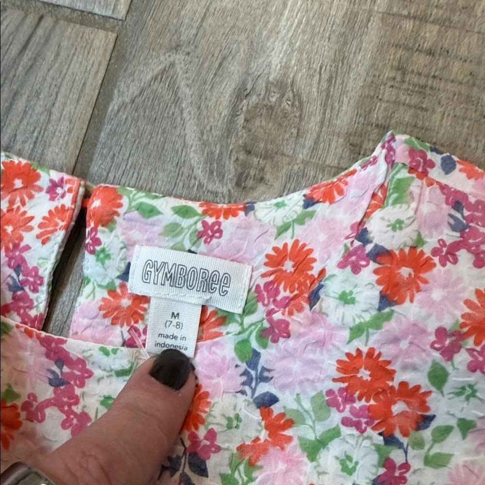 GYMBOREE Girls Spring Floral Flower Easter Dress‎ Size 7/8 NWT